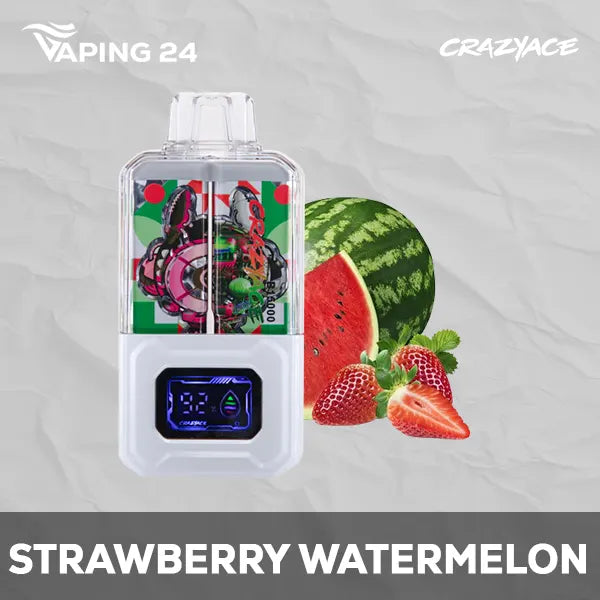 CrazyAce B15000 Strawberry Watermelon Flavor - Disposable Vape