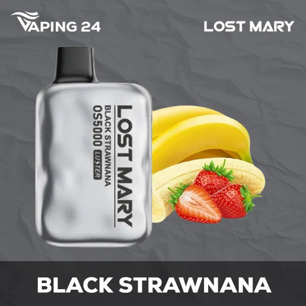 Lost Mary OS5000 - Black strawnana