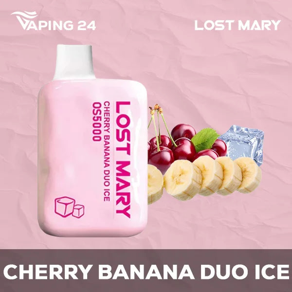 Lost Mary OS5000 - Cherry banana duo ice