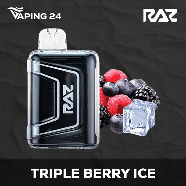 Raz TN9000 Triple Berry Ice Flavor - Disposable Vape