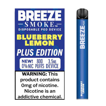 Breeze Plus Zero Nicotine - Blueberry Lemon