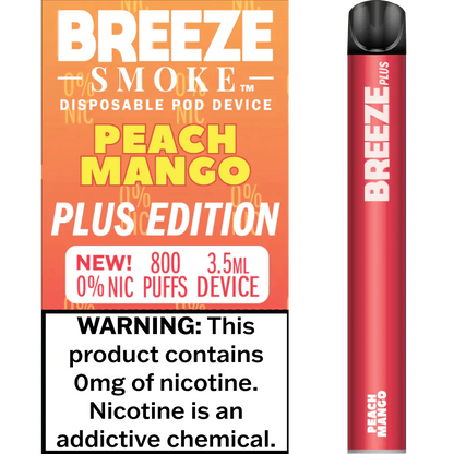 Breeze Plus Zero Nicotine - Peach Mango