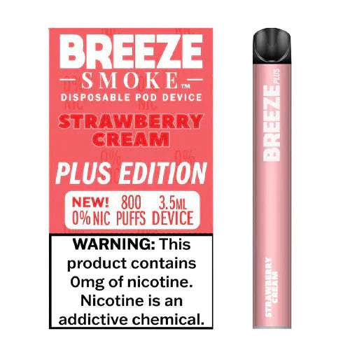 Breeze Plus Zero Nicotine - Strawberry Cream