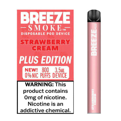 Breeze Plus Zero Nicotine - Strawberry Cream