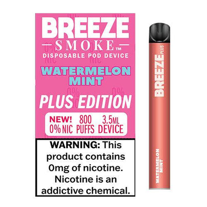 Breeze Plus Zero Nicotine - Watermelon Mint