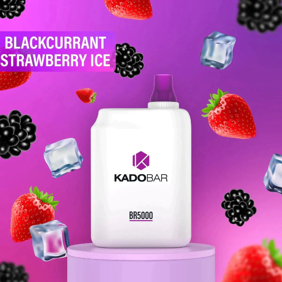 Kado Bar BR5000 - Blackcurrant Strawberry Ice