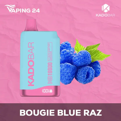 Kado Bar KB10000 Bougie Blue Raz Flavor - Disposable Vape