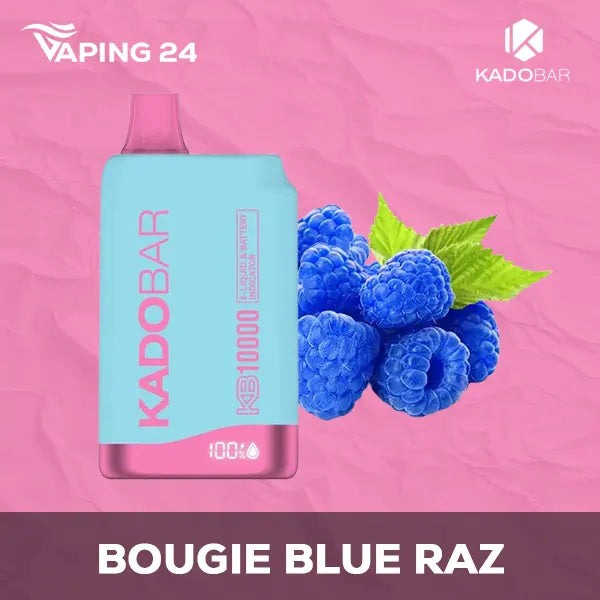 Kado Bar KB10000 Bougie Blue Raz Flavor - Disposable Vape