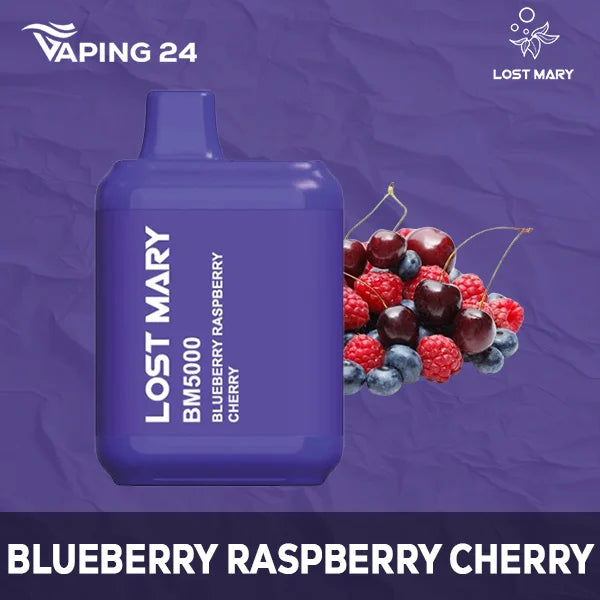 Lost Mary BM5000 Blueberry Raspberry Cherry Flavor - Disposable Vape