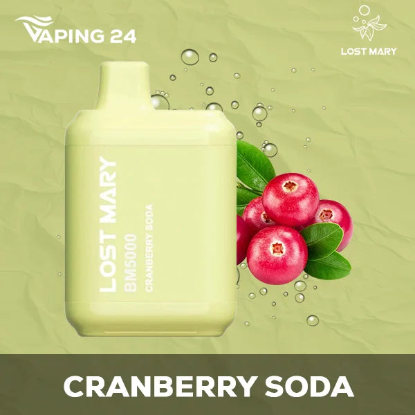 Lost Mary BM5000 Cranberry Soda Flavor - Disposable Vape