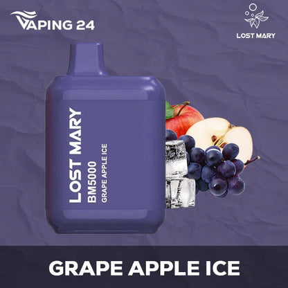 Lost Mary BM5000 Grape Apple Ice Flavor - Disposable Vape