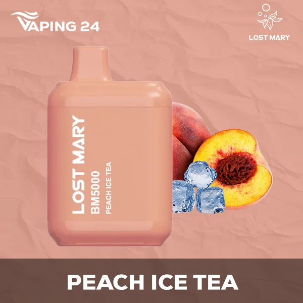 Lost Mary BM5000 Peach Ice Tea Flavor - Disposable Vape