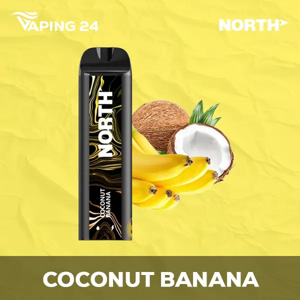 North 5000 Coconut Banana Flavor - Disposable Vape