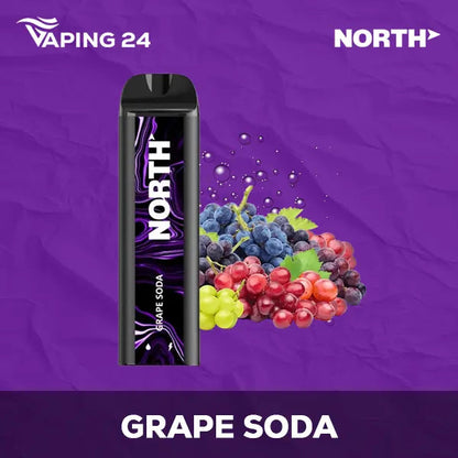 North 5000 Grape Soda Flavor - Disposable Vape