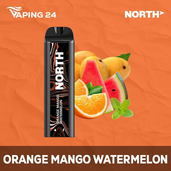 North 5000 Orange Mango Watermelon Flavor - Disposable Vape