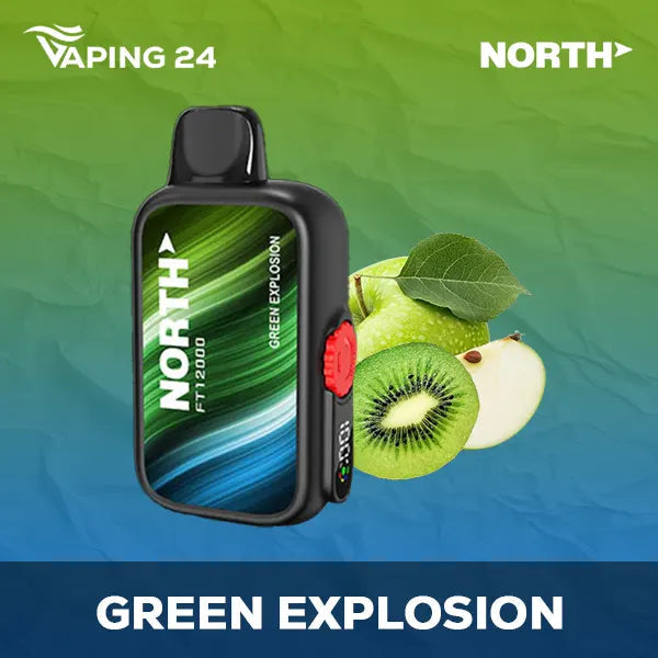 North FT12000 Green Explosion Flavor - Disposable Vape