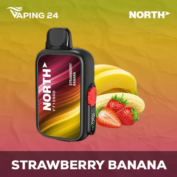 North FT12000 Strawberry Banana Flavor - Disposable Vape