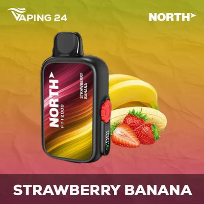 North FT12000 Strawberry Banana Flavor - Disposable Vape